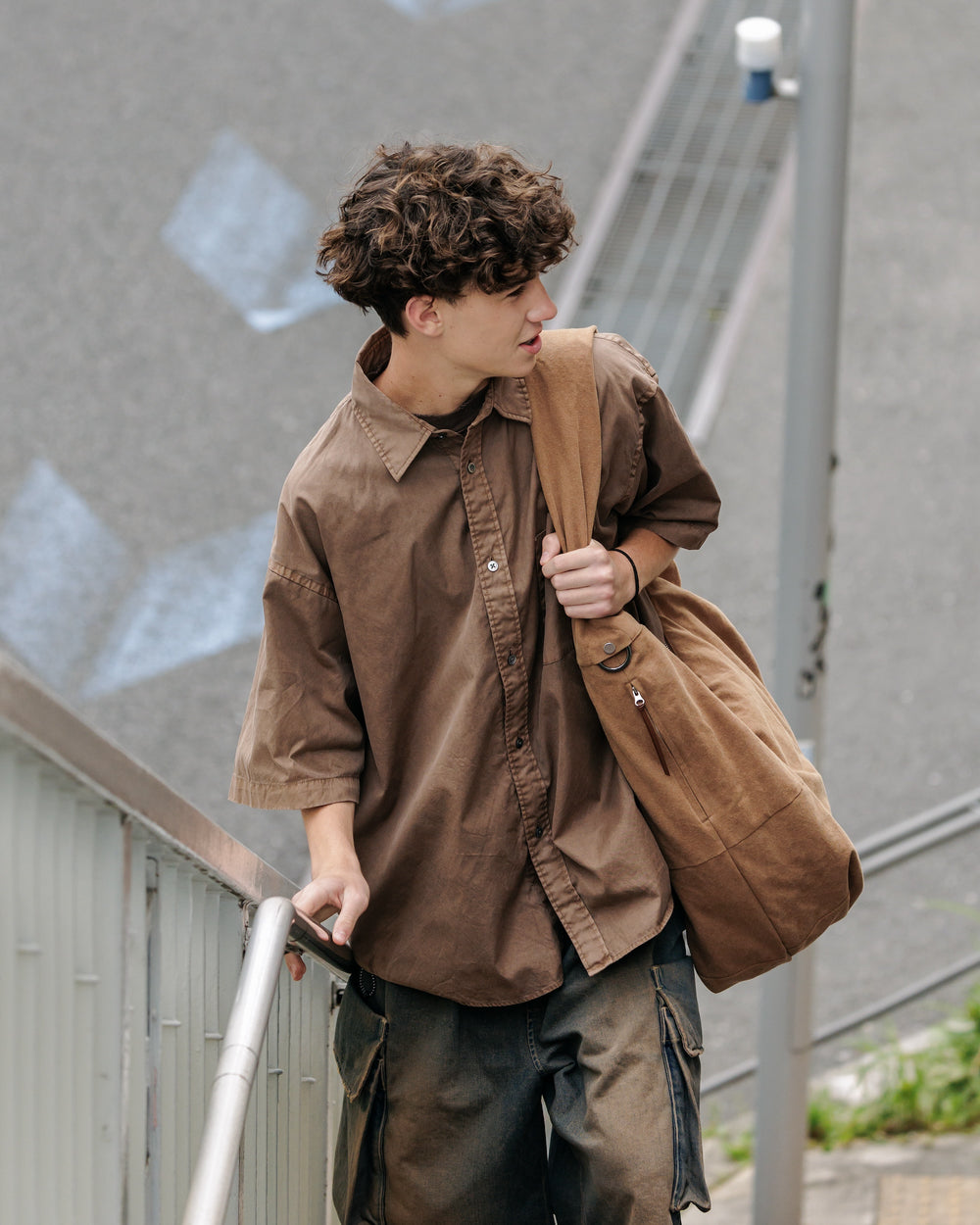 CLESSTE / Pigment Dyed Oxford City S/S Shirt