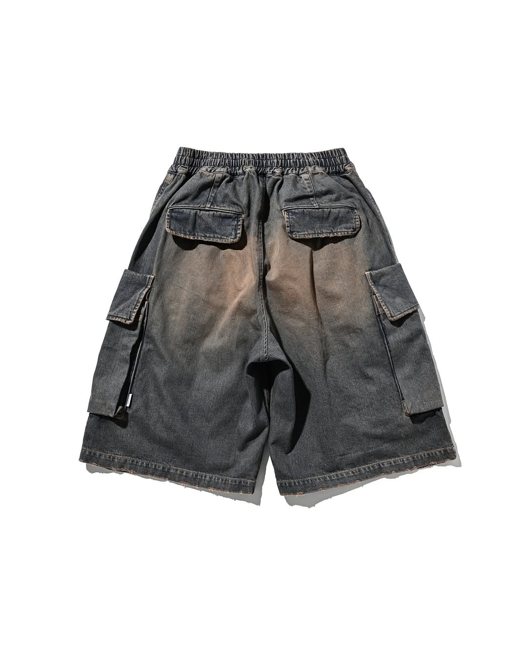 CLESSTE / Vintage Dyed Selvedge Denim City Military Half Pants (Vintage Brown)