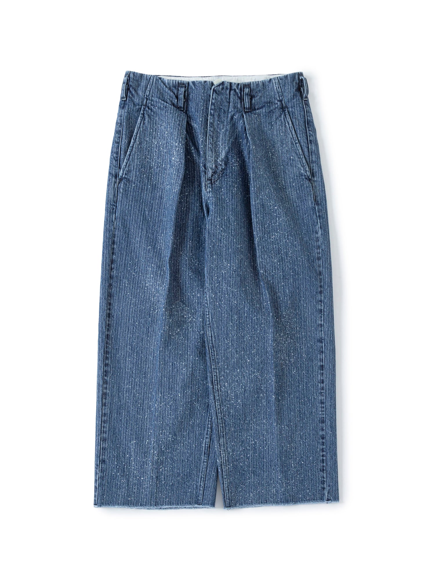 SABY / Tuck Baggy Type 2 - Stripe Denim Splash Vintage Wash – Tree 