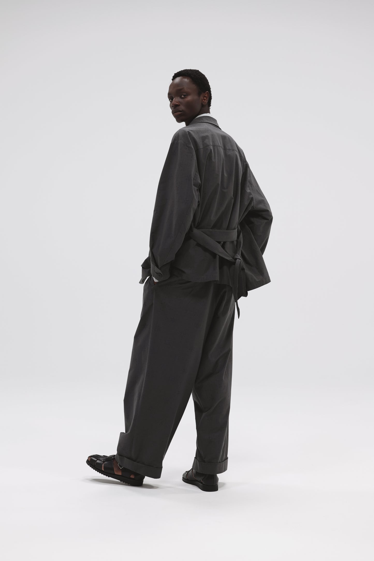 KANEMASA PHIL / 46G Opal Print Gurkha Pants