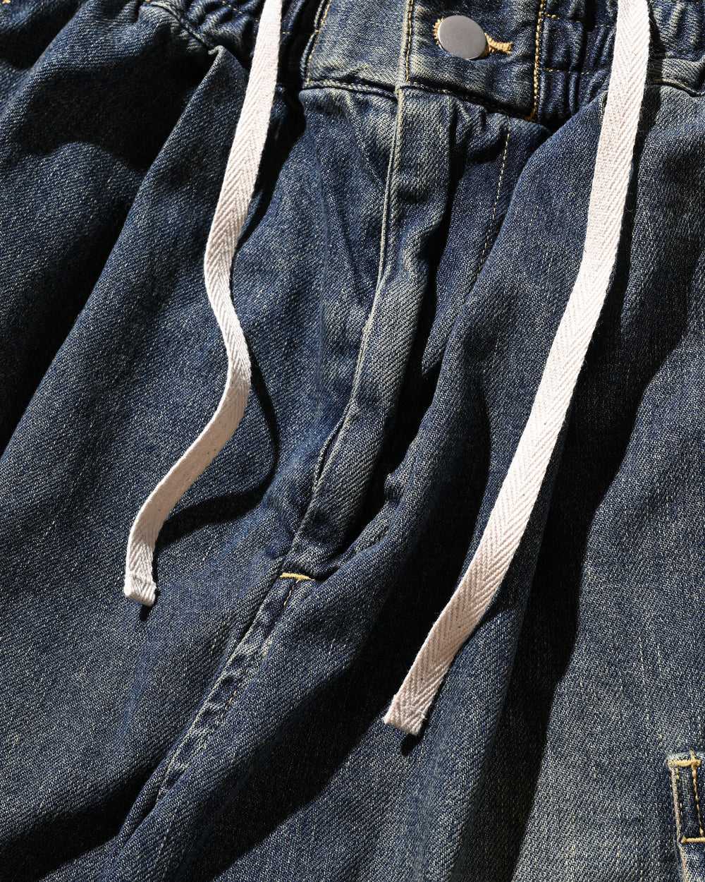 CLESSTE / Vintage Dyed Selvedge Denim City Military Half Pants (Vintage Indigo)