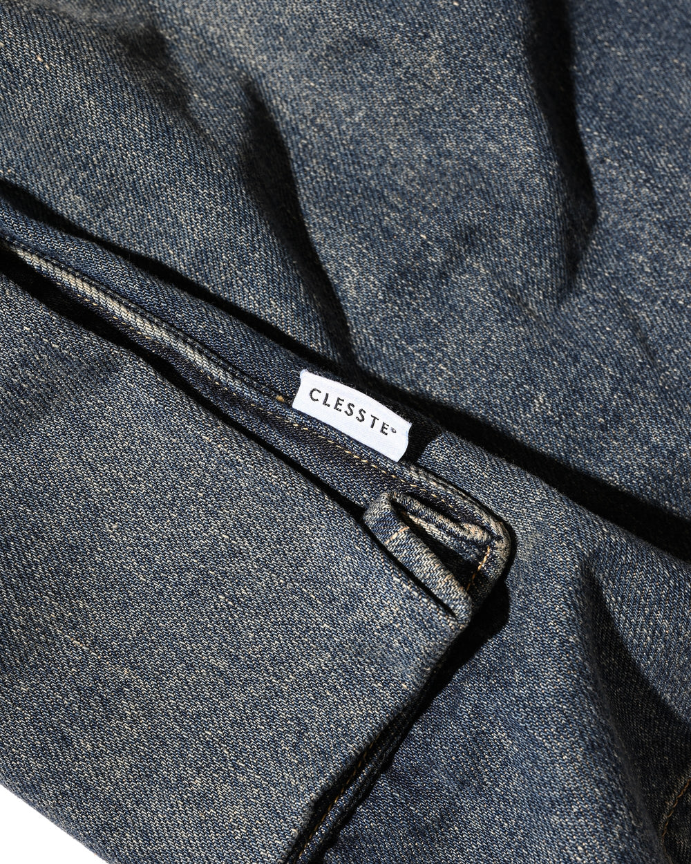 CLESSTE / Vintage Dyed Selvedge Denim City Military Half Pants (Vintage Indigo)