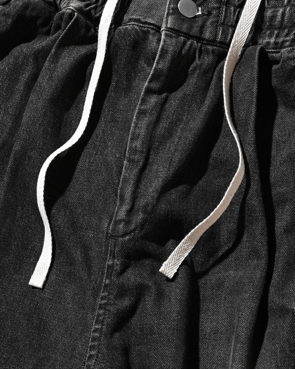 CLESSTE / Vintage Dyed Selvedge Denim City Military Half Pants (Vintage Black)
