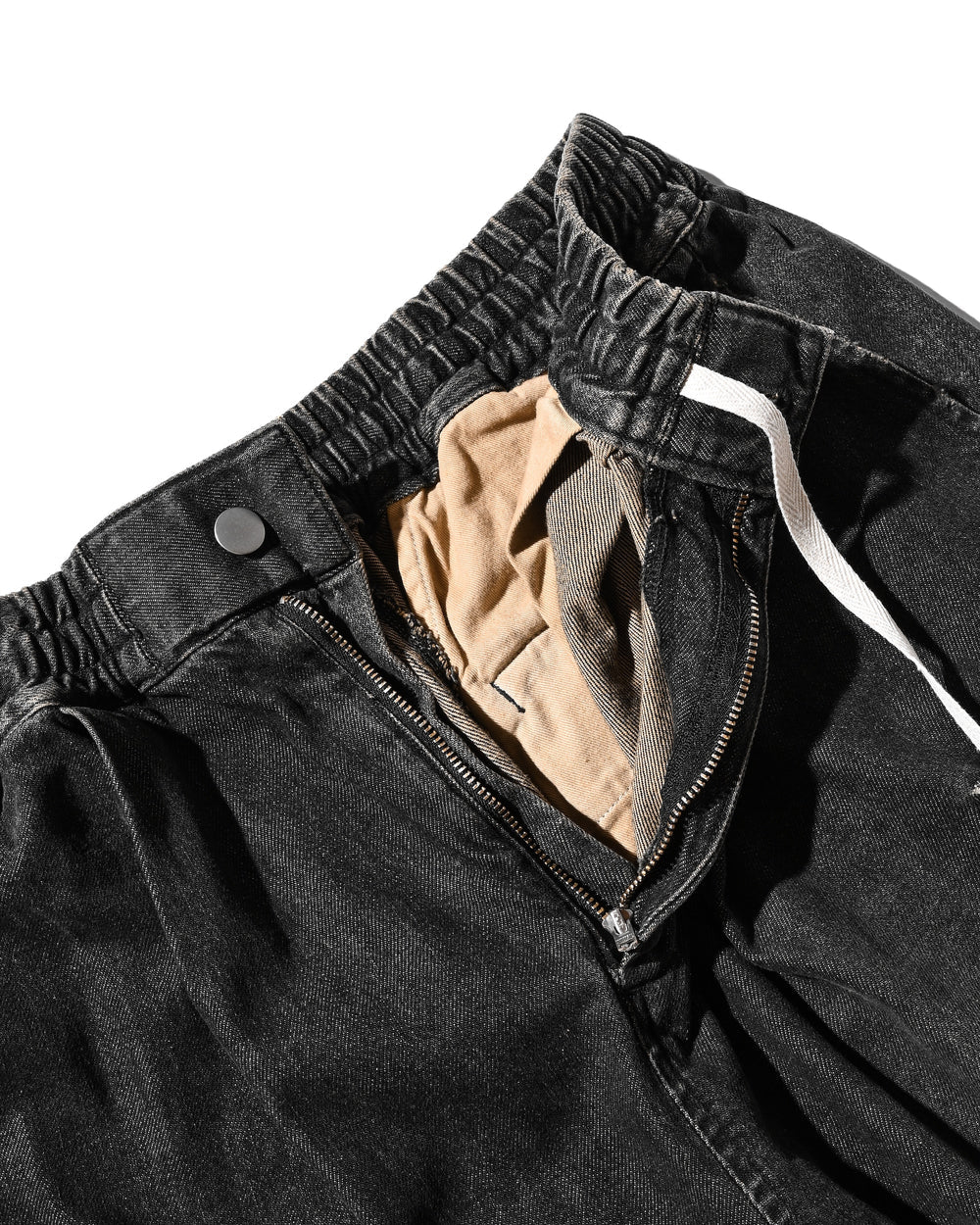 CLESSTE / Vintage Dyed Selvedge Denim City Military Half Pants (Vintage Black)