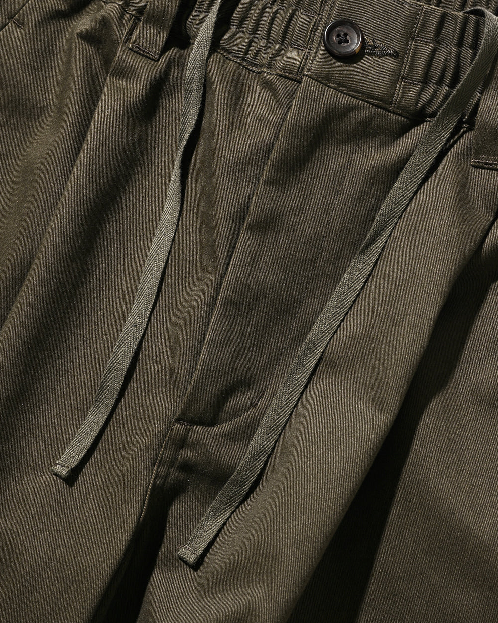 CLESSTE / Barrel Leg Easy Pants (Olive)