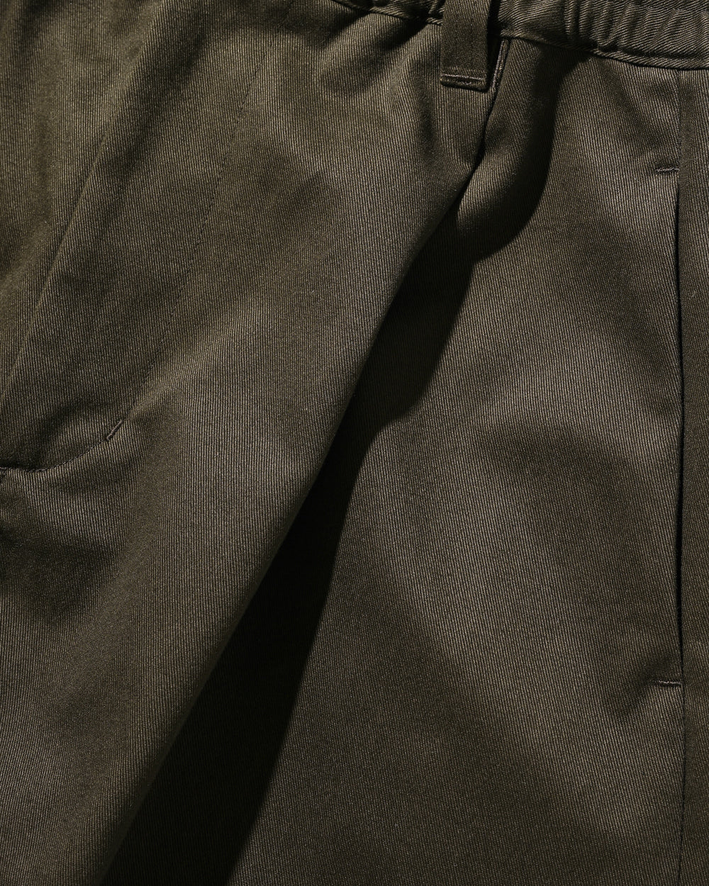 CLESSTE / Barrel Leg Easy Pants (Olive)