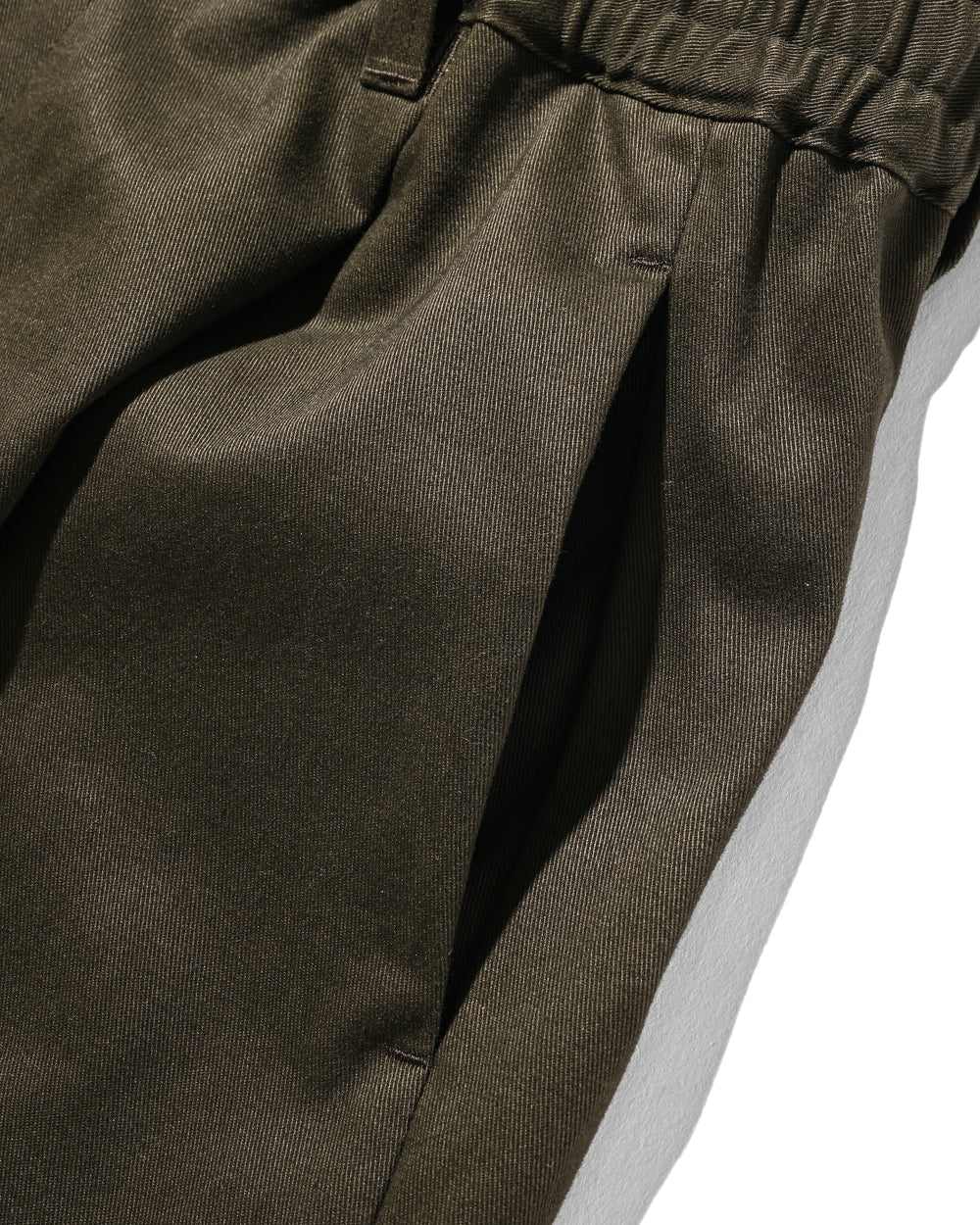 CLESSTE / Barrel Leg Easy Pants (Olive)