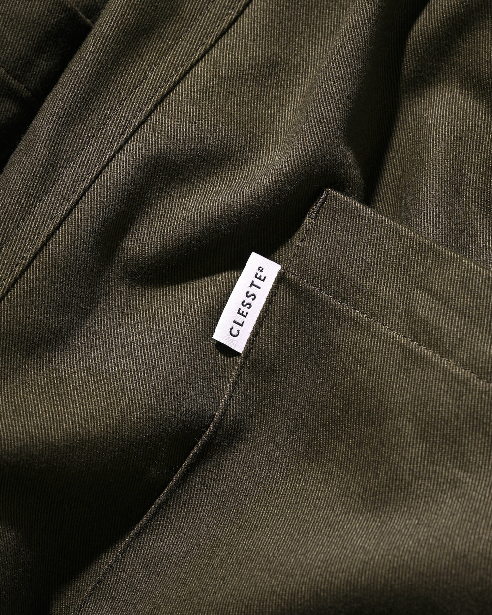 CLESSTE / Barrel Leg Easy Pants (Olive)