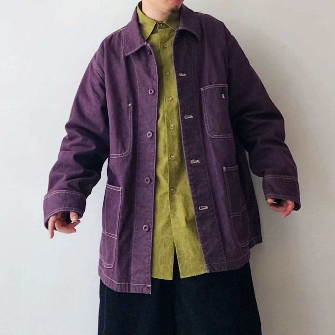 TS(S) / Bio Wash 12.oz Color Denim Cloth / Cover All Jacket