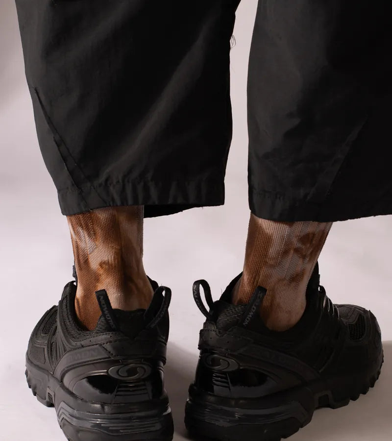 NOZZLEQUIZ / Spot Sulfur - Spot dye Crew Tech Socks