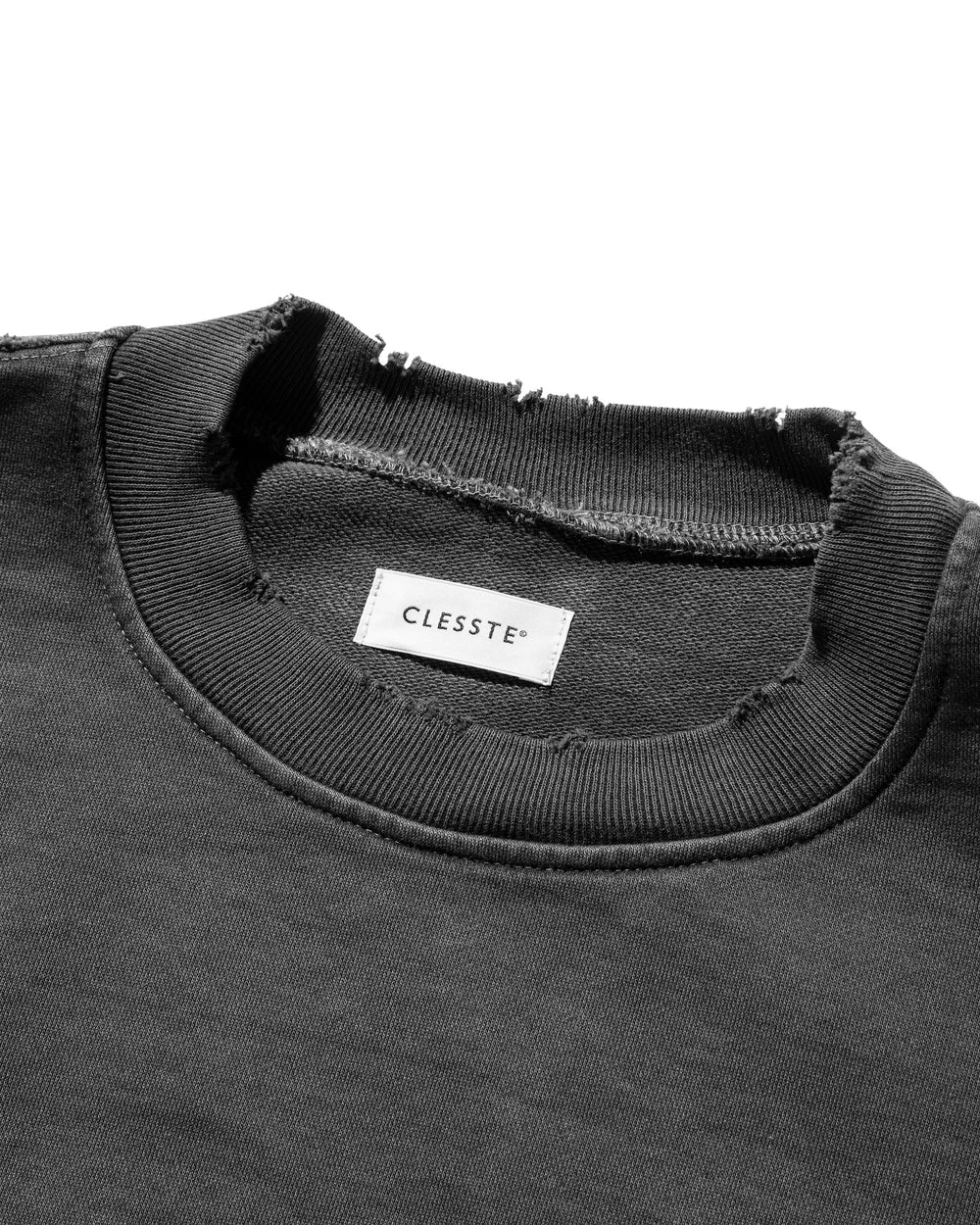 CLESSTE / "C" Pigment Dyed Crew Sweatshirt