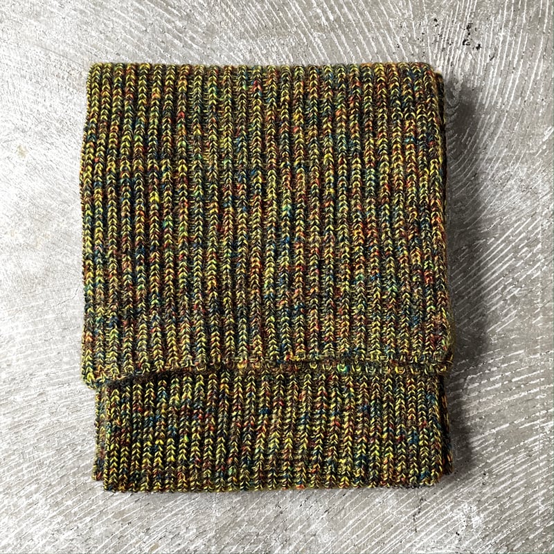 TS(S) / Hand Dyed Yarn Mix Color Knit / Knit Muffler