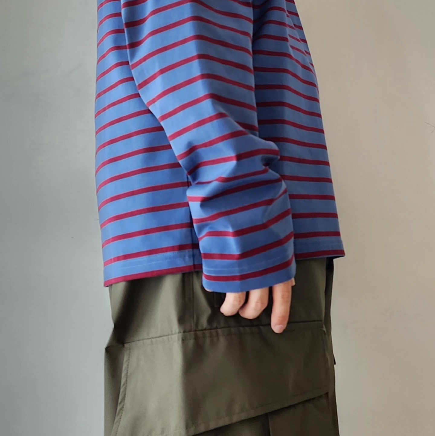 WELLDER / Stripe Long Sleeve