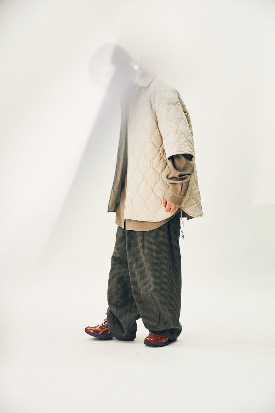 Oatmeal Merely Premium Reversible Padded Shirt