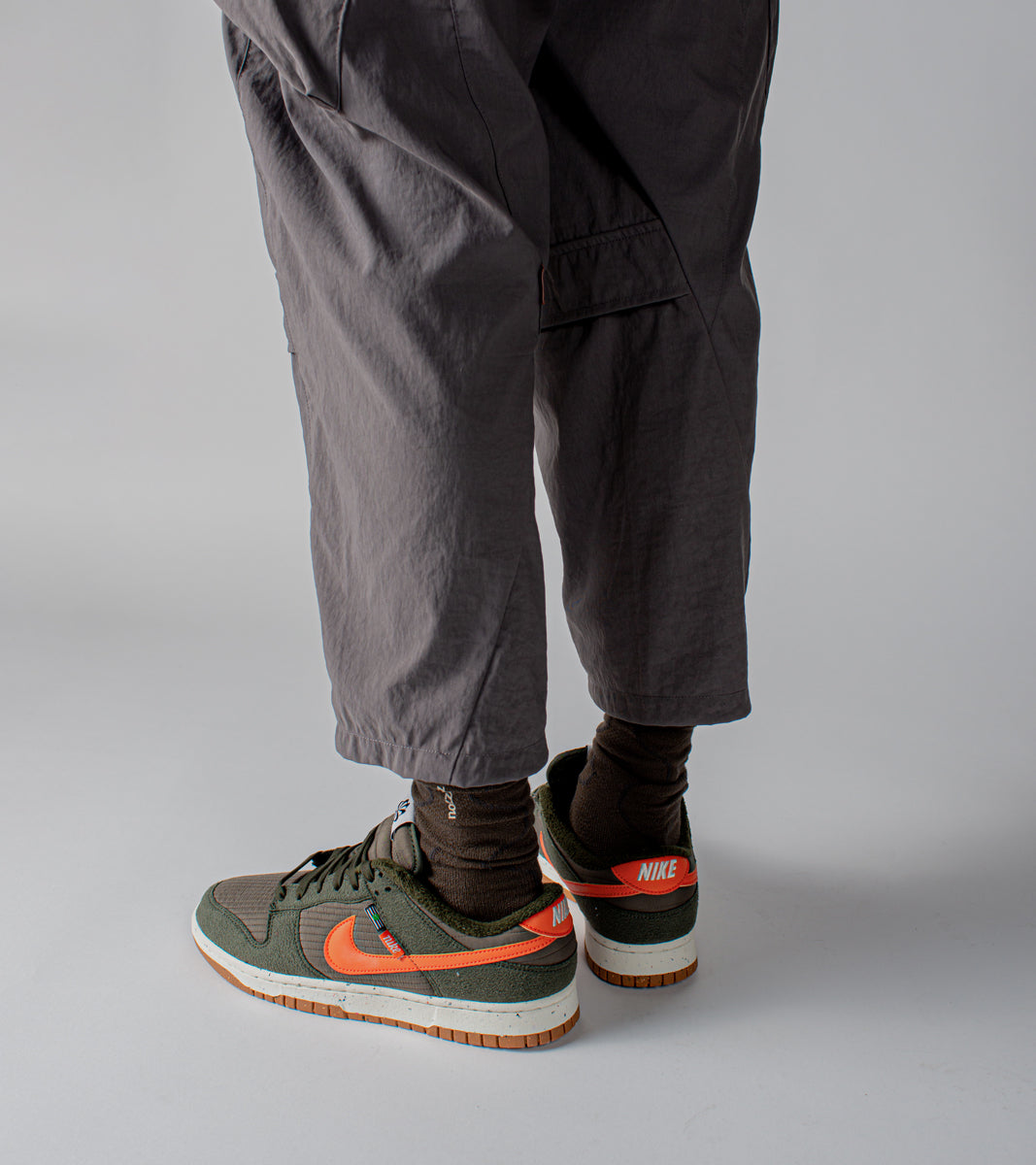 Quilted Grn - Digit No. casual cuff socks