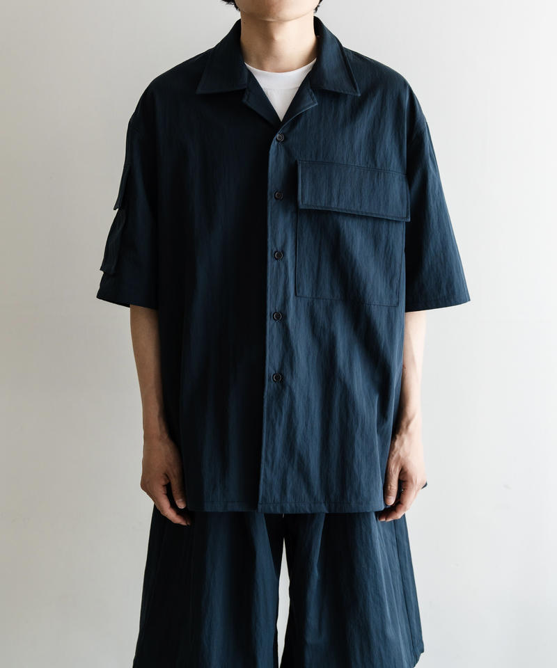 Multi Pocket Half Sleeve Shirts (Navy)