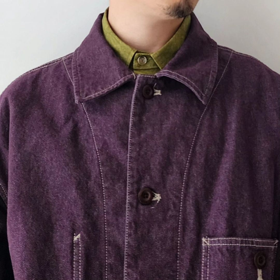 TS(S) / Bio Wash 12.oz Color Denim Cloth / Cover All Jacket