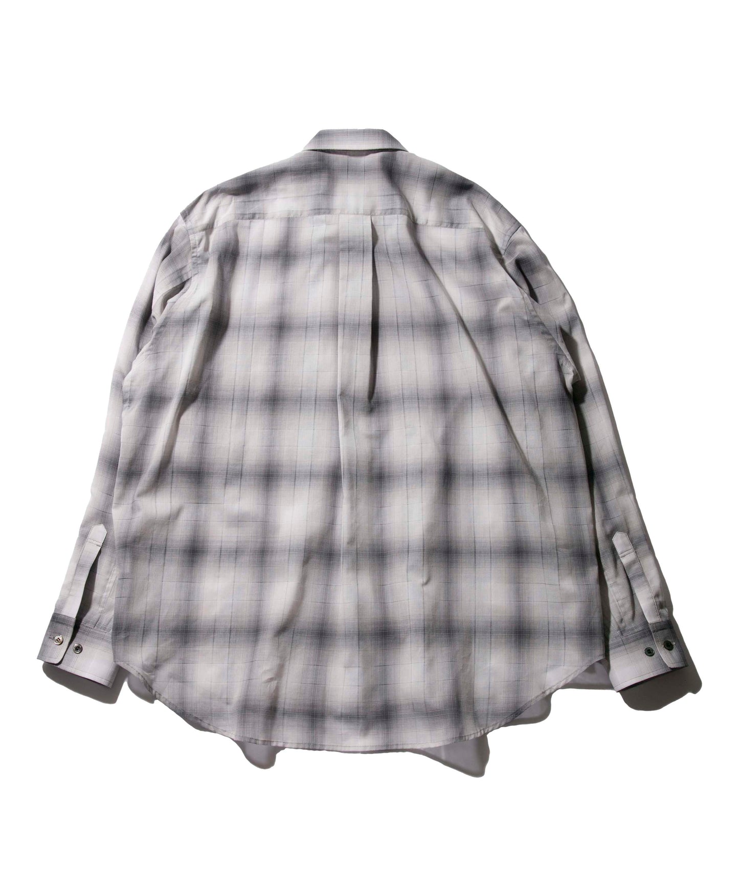 FACTOTUM / Voil Cotton Round Hem Shirt