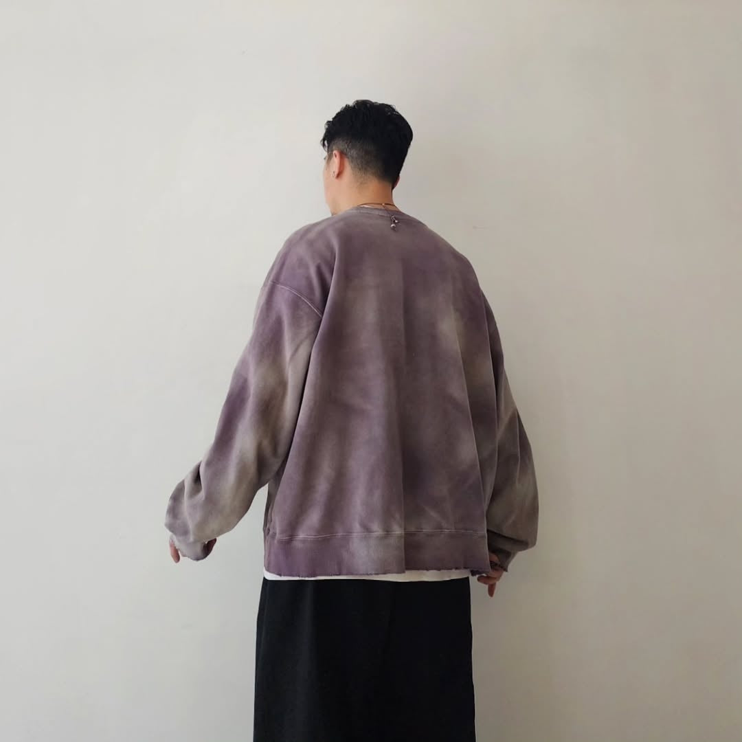 ANCELLM / Unevenness Sweat Shirt