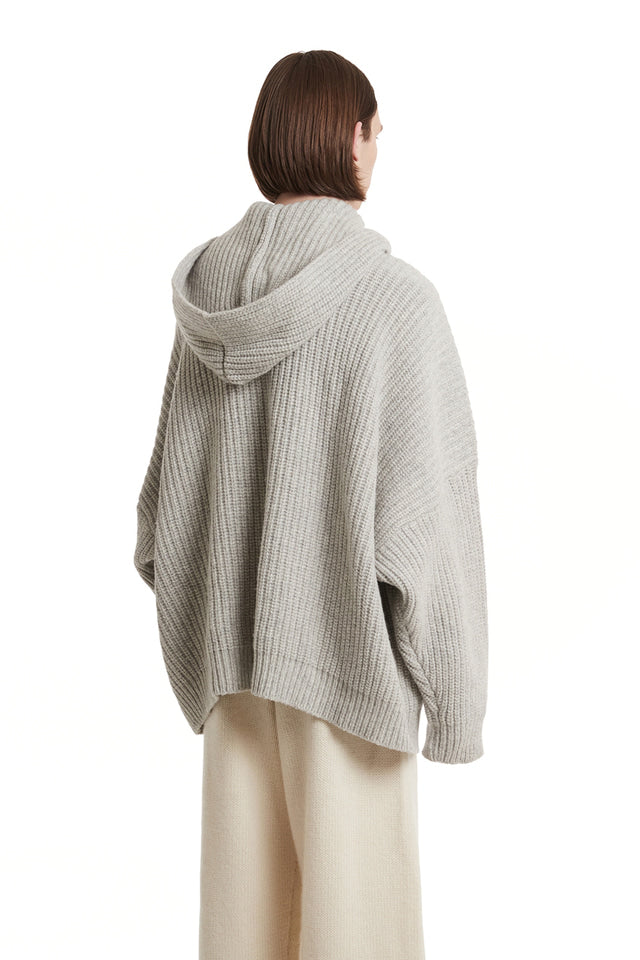 Hoodie Knit Cardigan