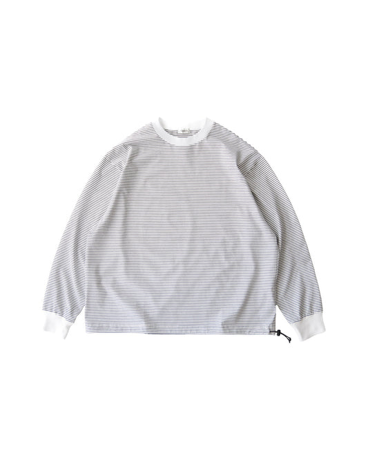 CLESSTE / Stripe Massive L/S Shirt With Drawstrings