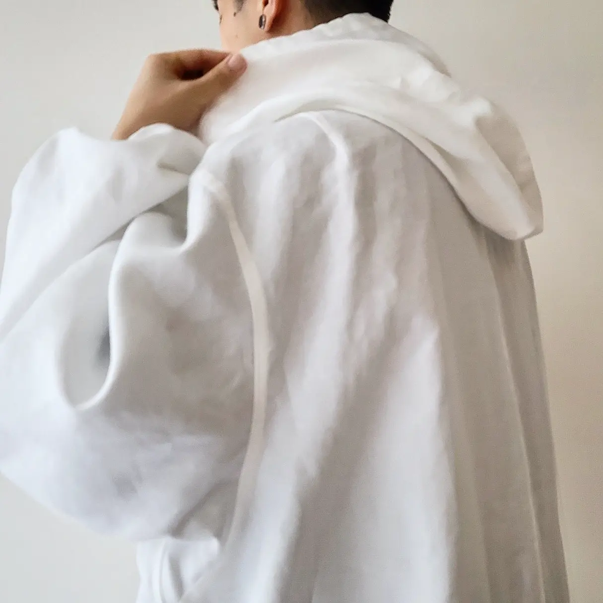 Hyper Big Irish Linen Snow Parka