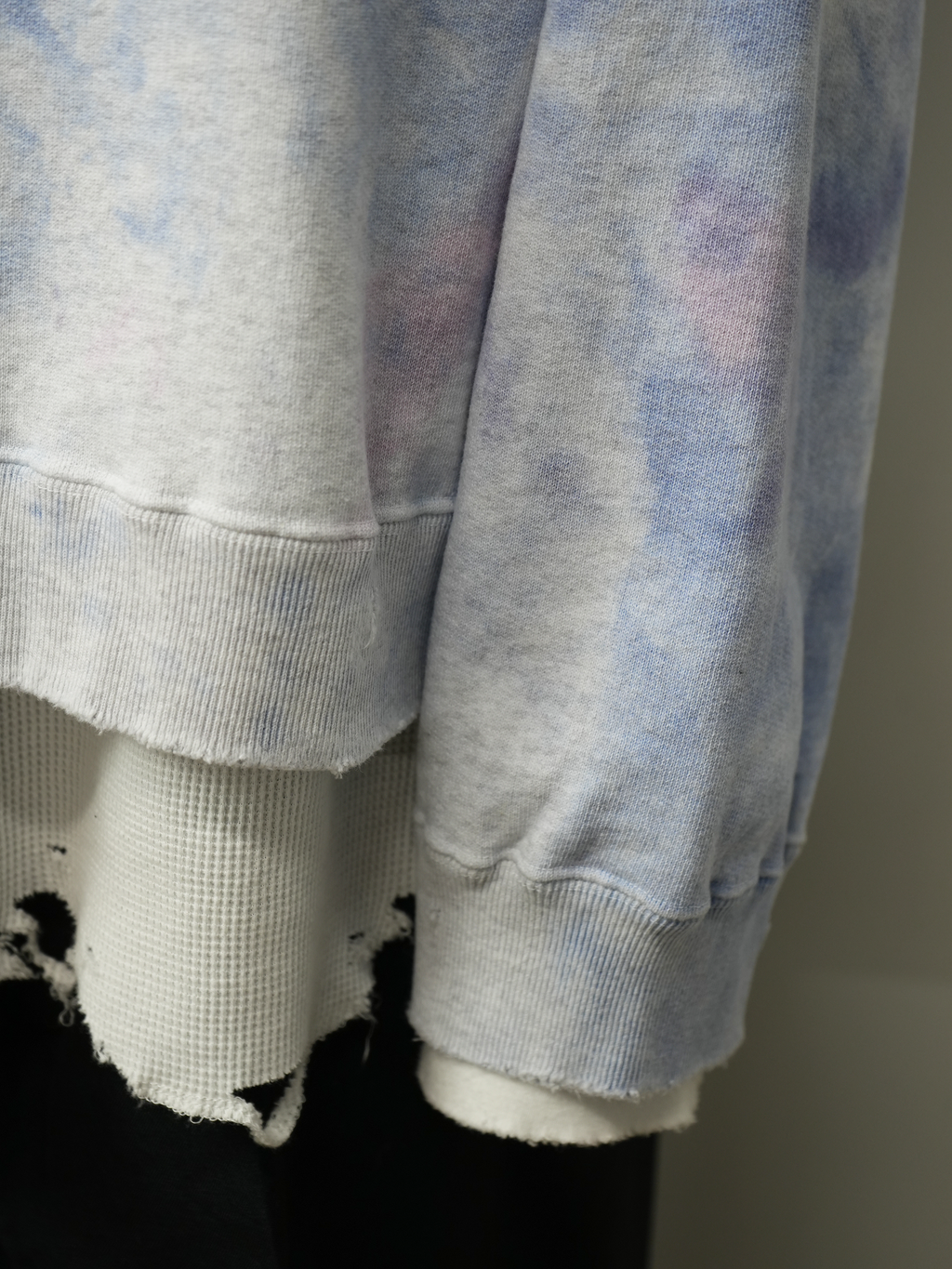 ANCELLM / Marbling Sweat Shirt