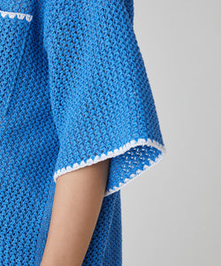 DISCOVERED / Shell Stitch Mesh Knit Shirts