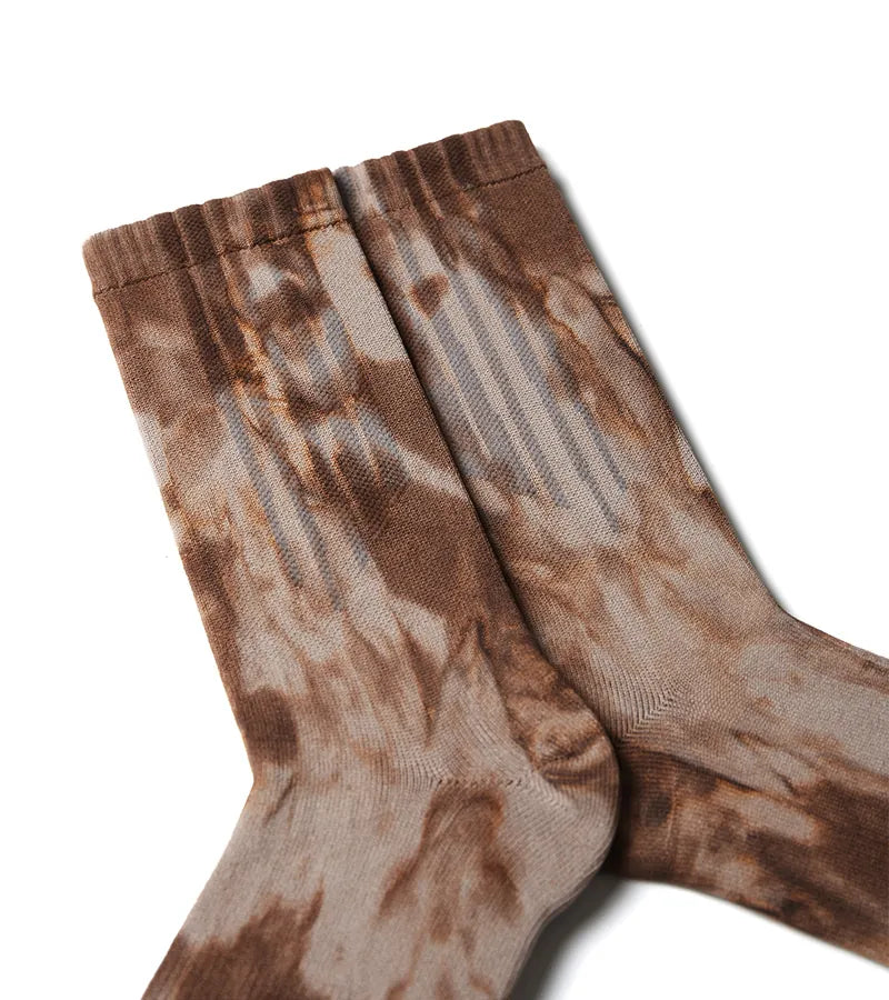 NOZZLEQUIZ / Spot Sulfur - Spot dye Crew Tech Socks