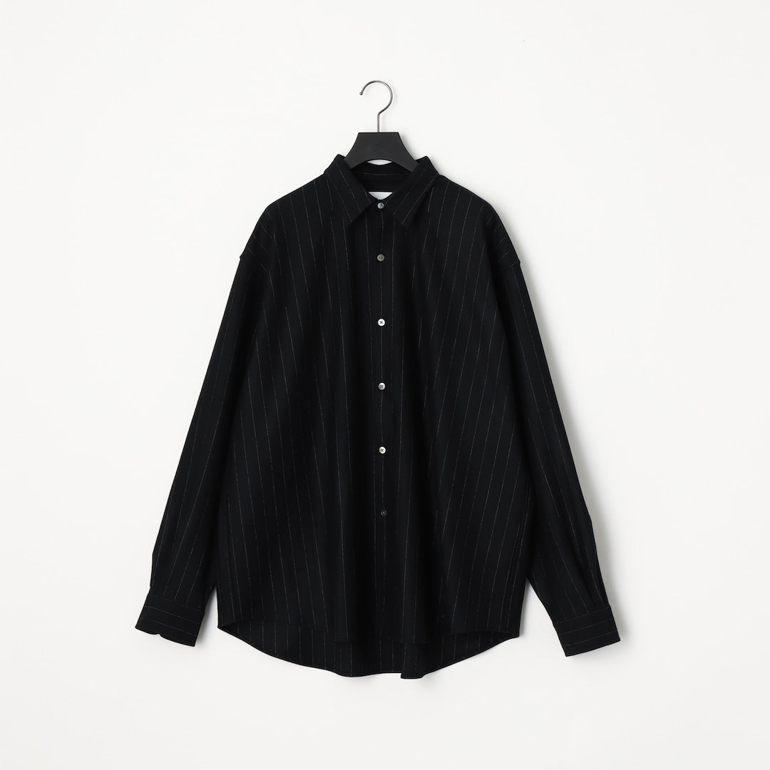 KANEMASA PHIL / 36G Ideal Wool Stripe Shirt