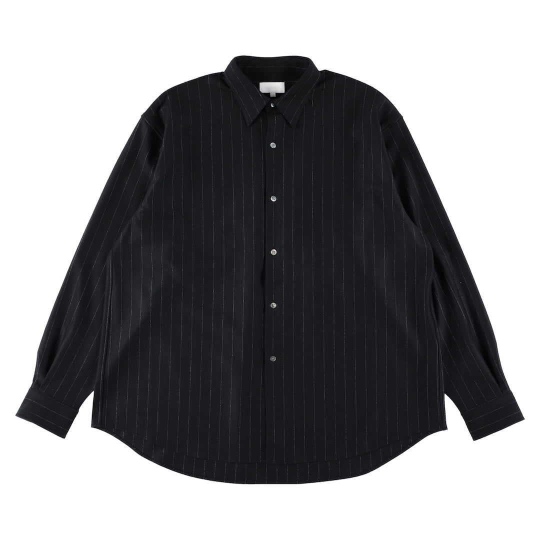 KANEMASA PHIL / 36G Ideal Wool Stripe Shirt