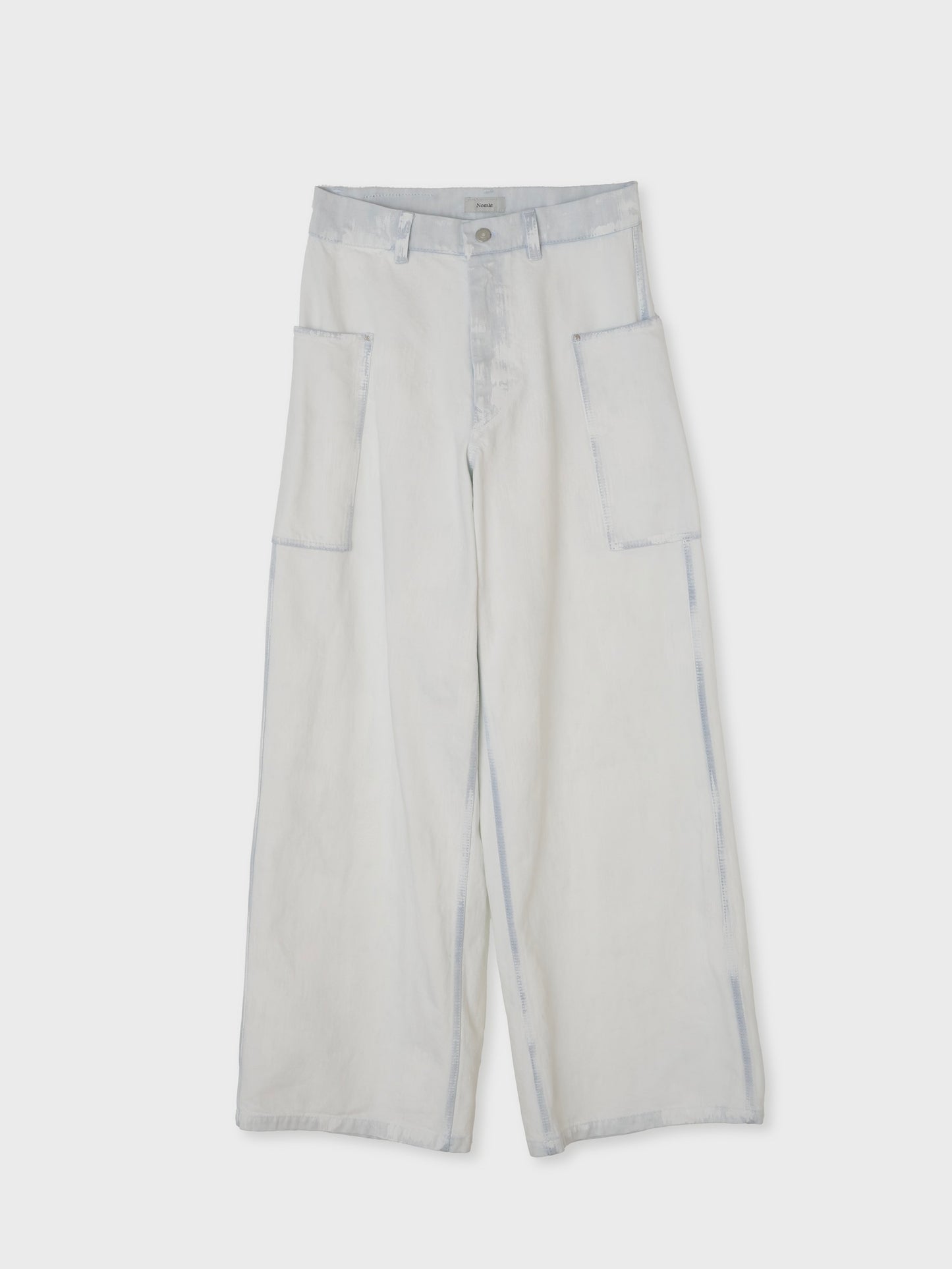 NOMAT / Side Pocket Pants (Paint x Extreme Bleach)