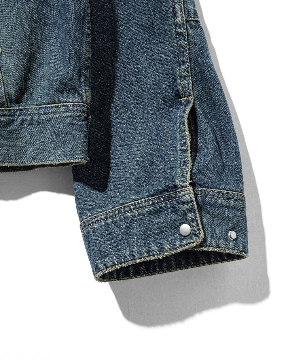 CLESSTE / Vintage Dyed Selvedge Denim Future Trucker Jacket