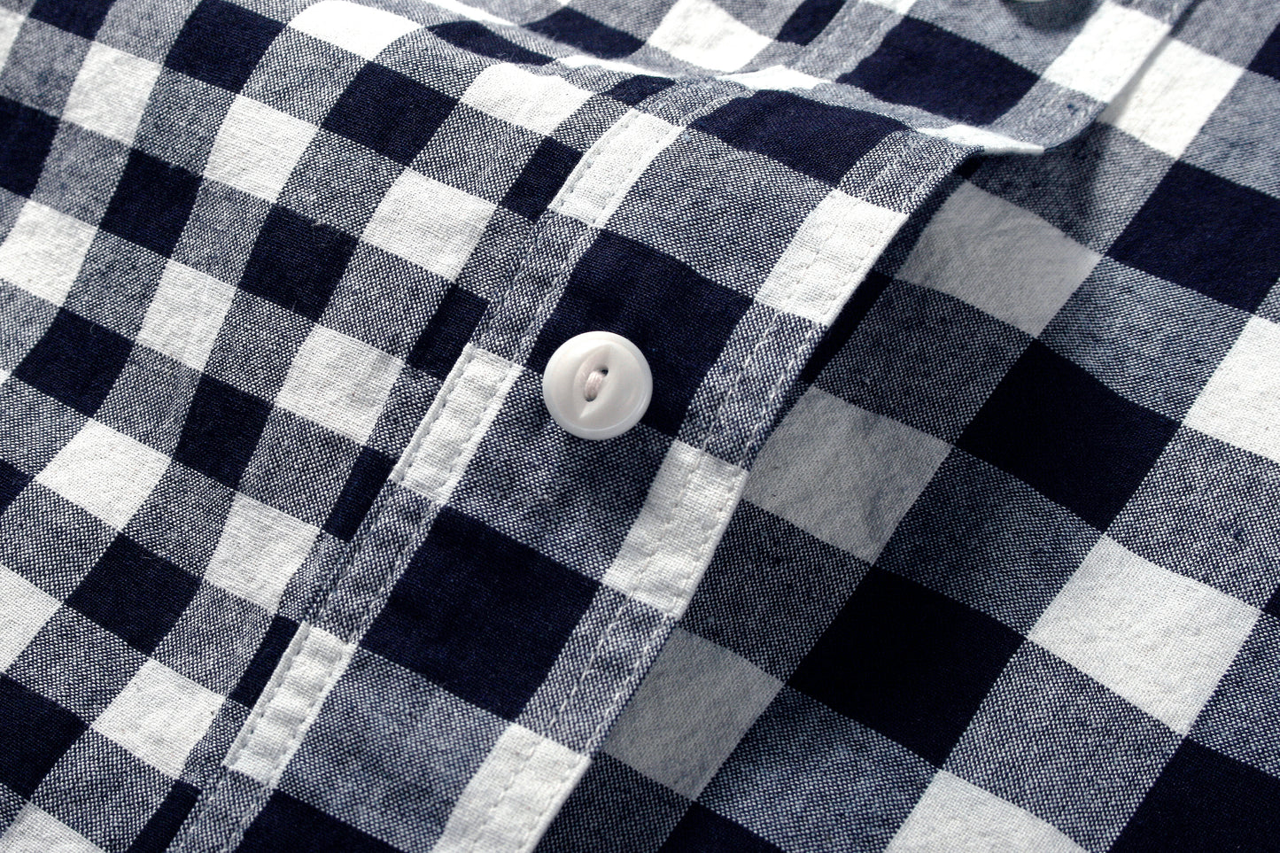 Bluer Check Mix Shirts Navy