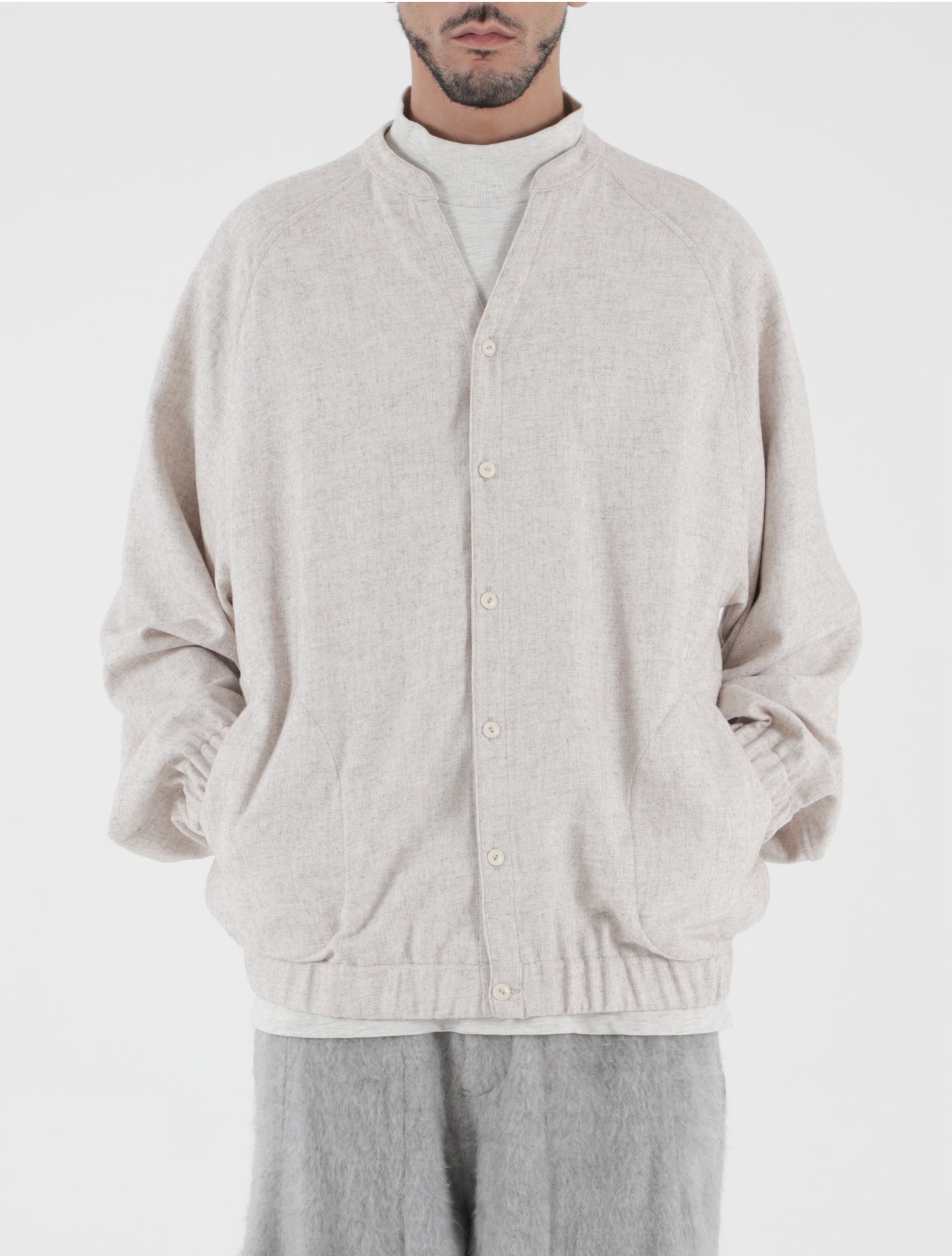 Semolina Ivory Mellow Raglan Shirt