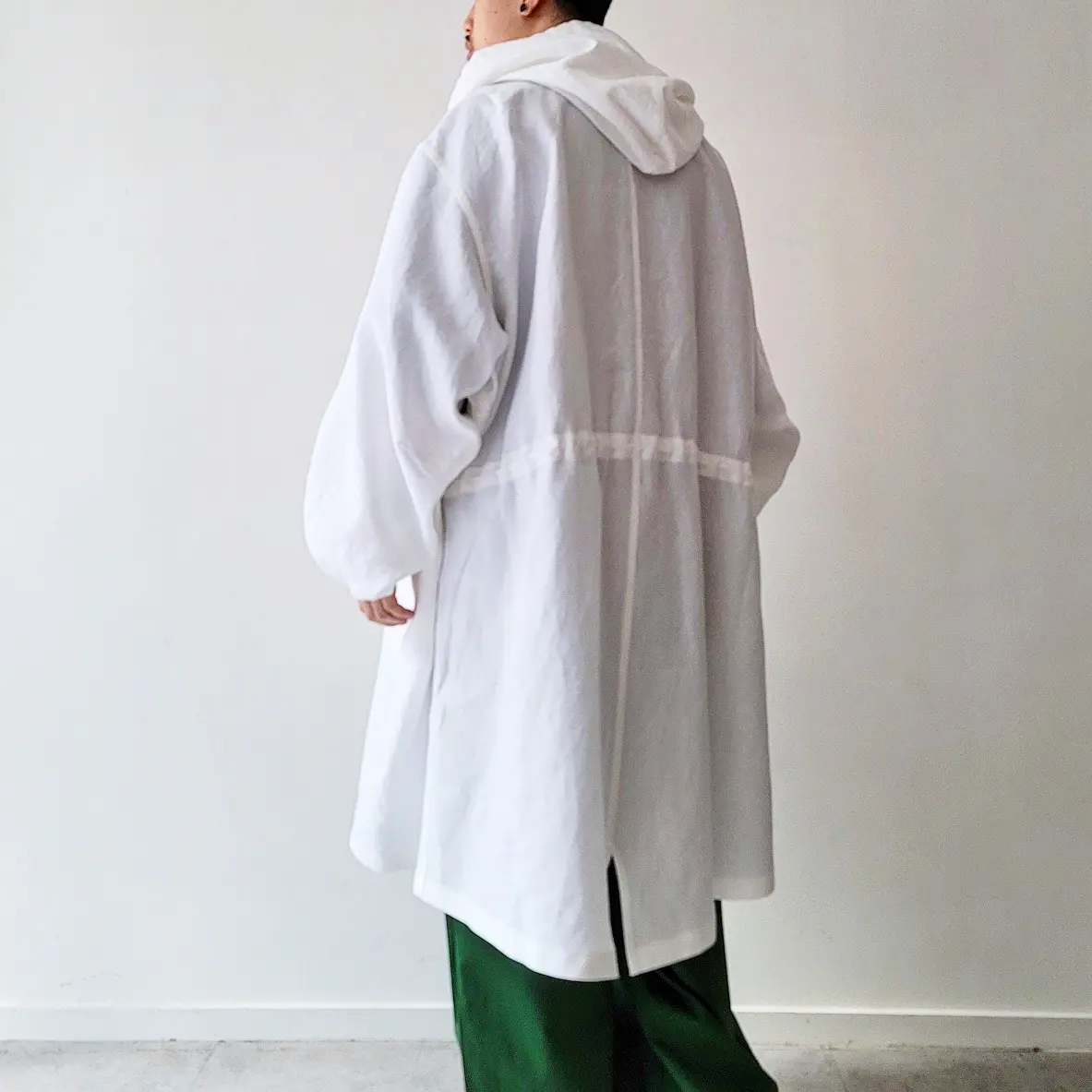 Hyper Big Irish Linen Snow Parka