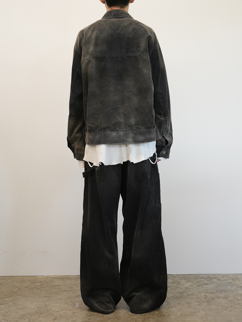 ANCELLM / Corded Velveteen Painter Pants