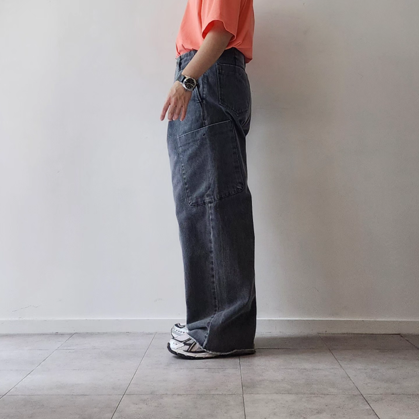SABY / Tuck Baggy Cargo Pants