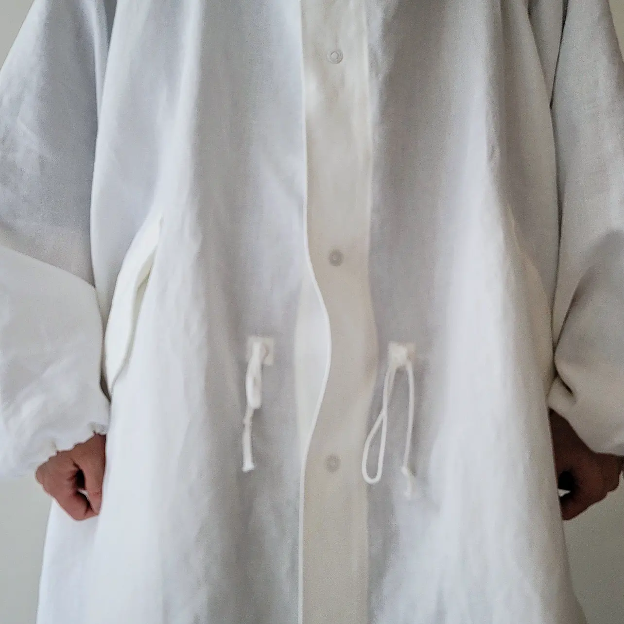 Hyper Big Irish Linen Snow Parka
