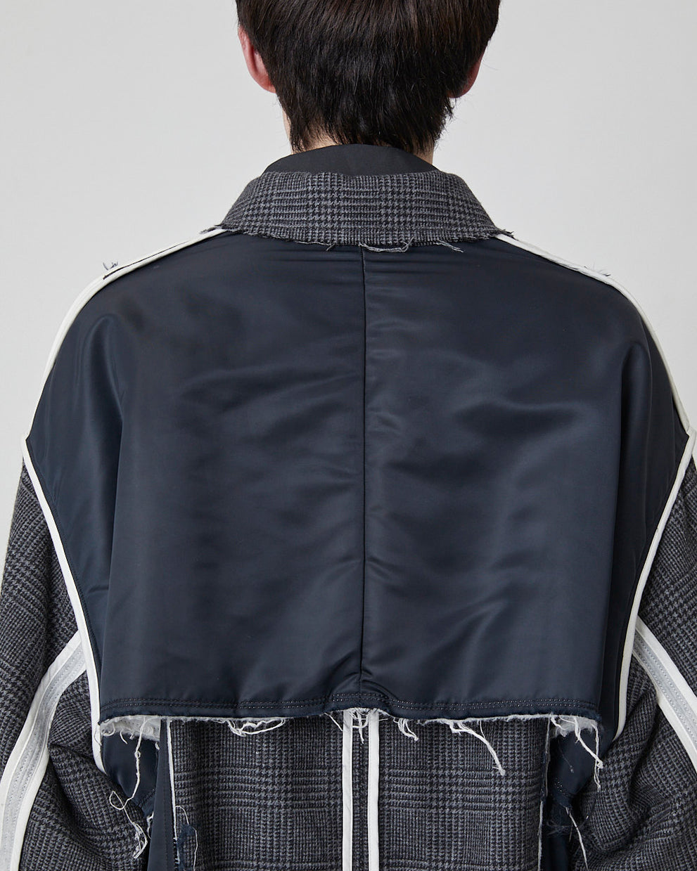 DISCOVERED / Inside Out Check Nylon Coat