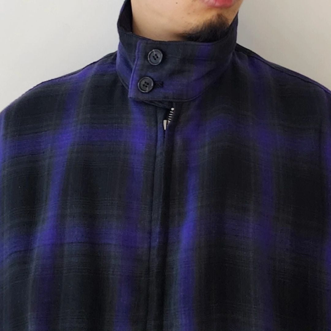 THE JEAN PIERRE / Glitter Plaid Harrington Jacket