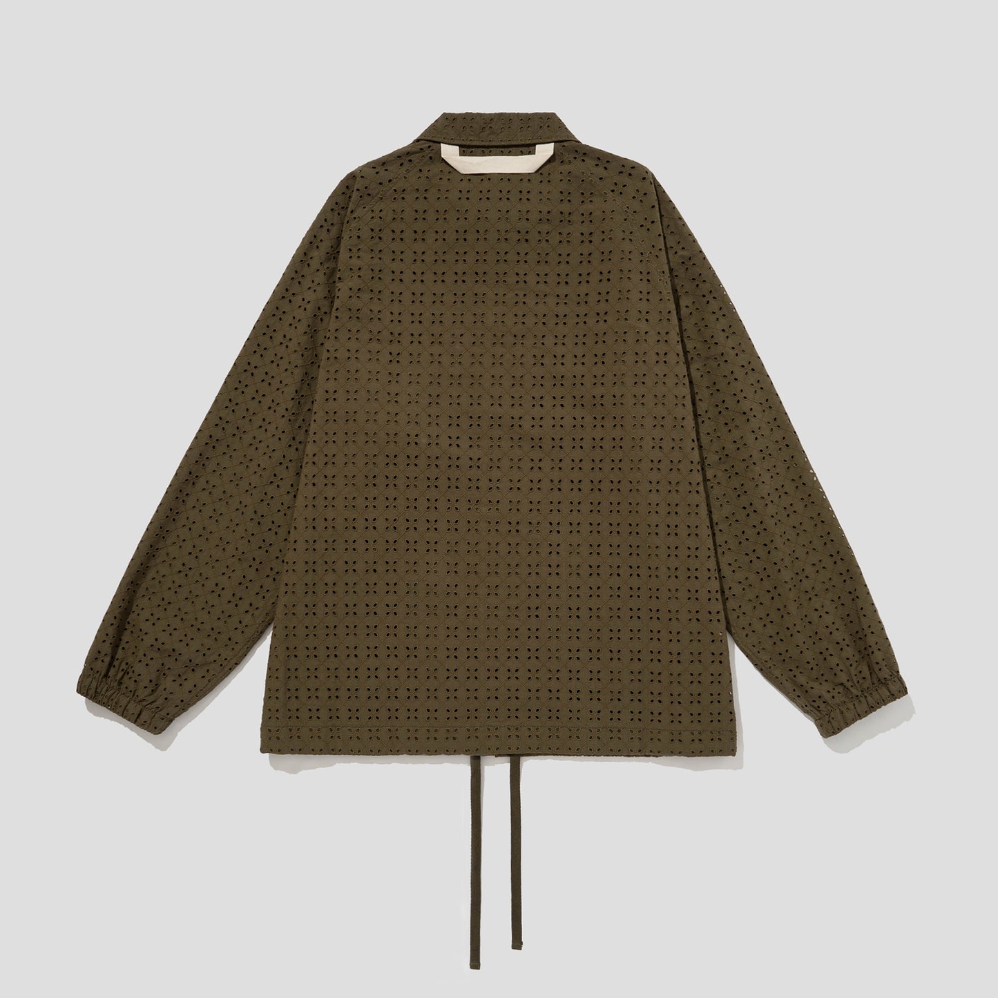 MERELY MADE / Olive Khaki Merely Premium Flower Lace Coach Jacket