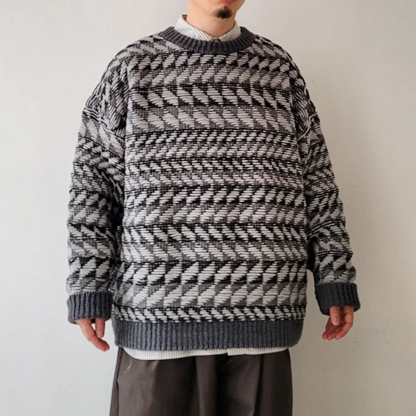 Inside out Knit Pullover