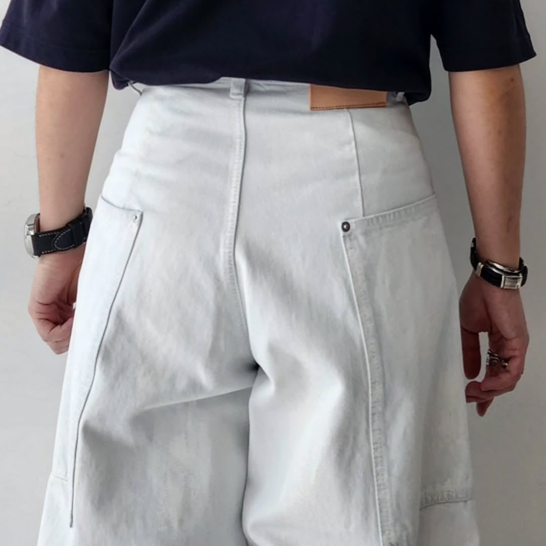 NOMAT / Side Pocket Pants (Paint x Extreme Bleach)
