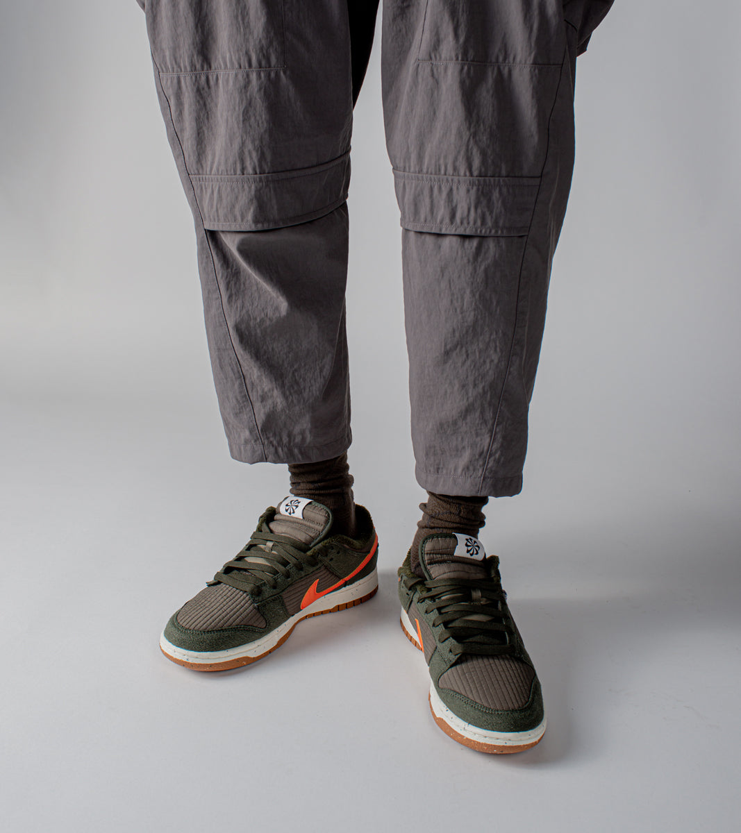 Quilted Grn - Digit No. casual cuff socks