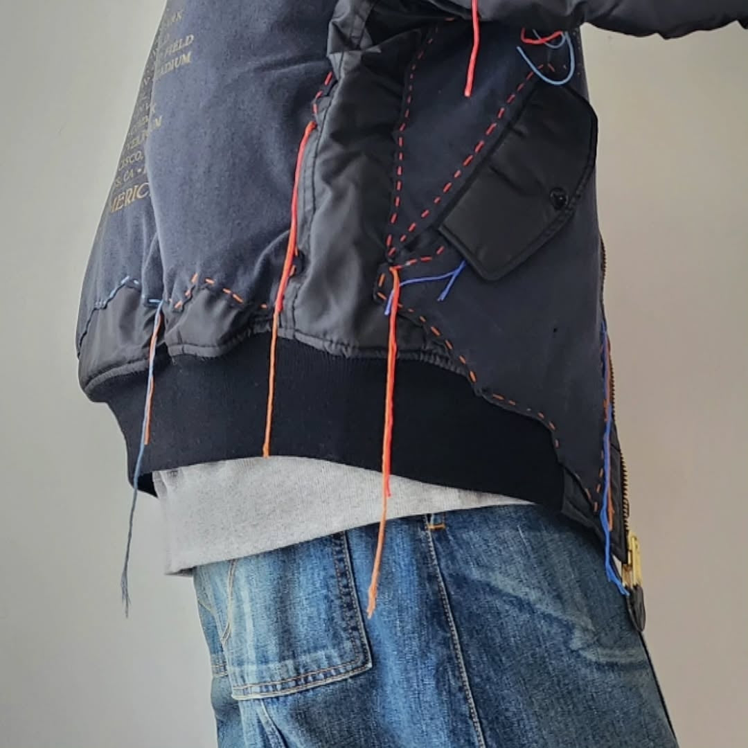 DISCOVERED / Band Tee Layered MA-1