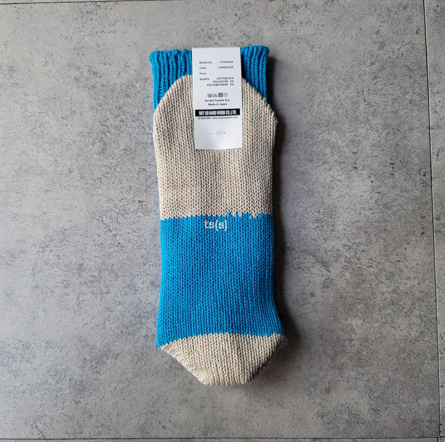Unpaired Cotton Rib Sock