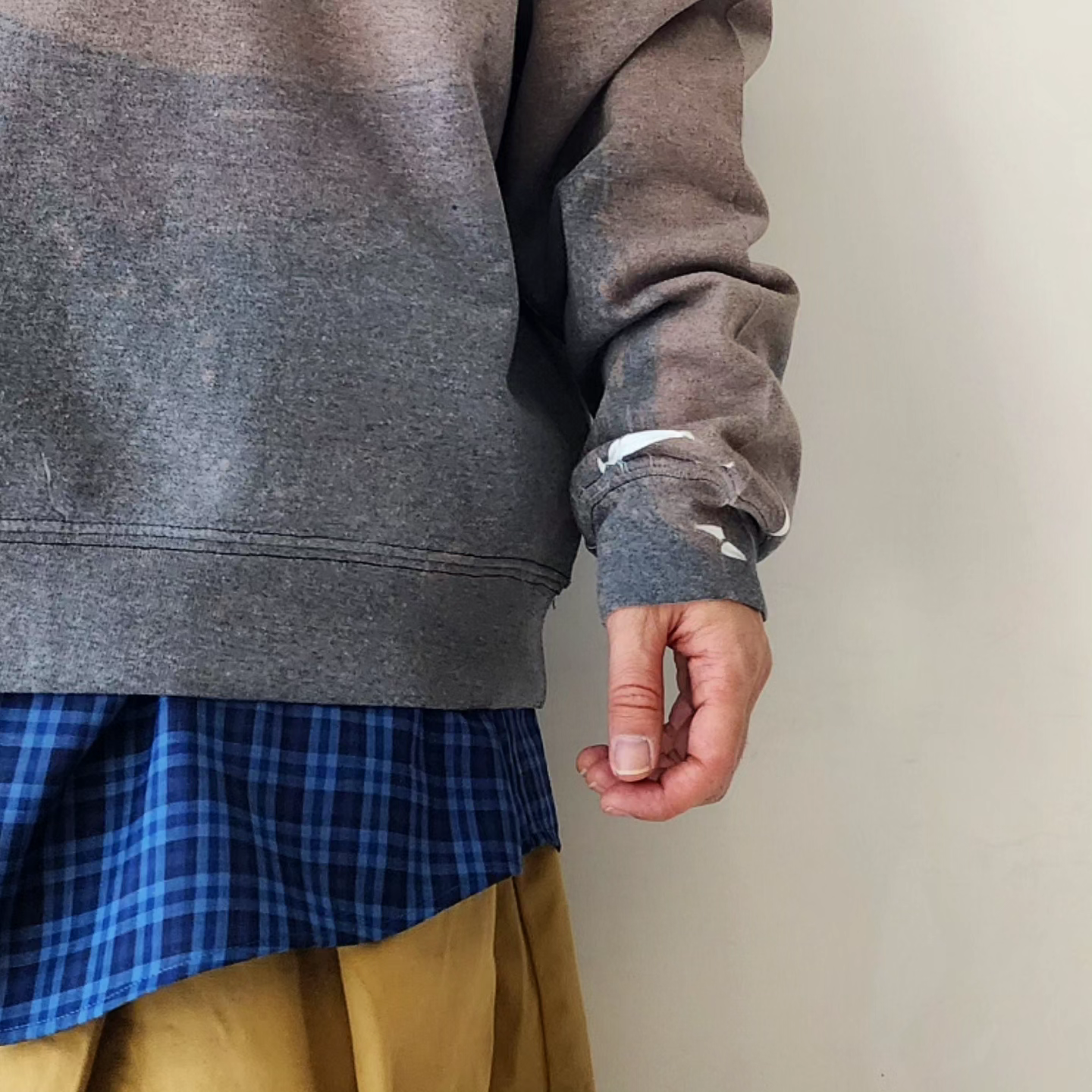 Marble Print Sweat