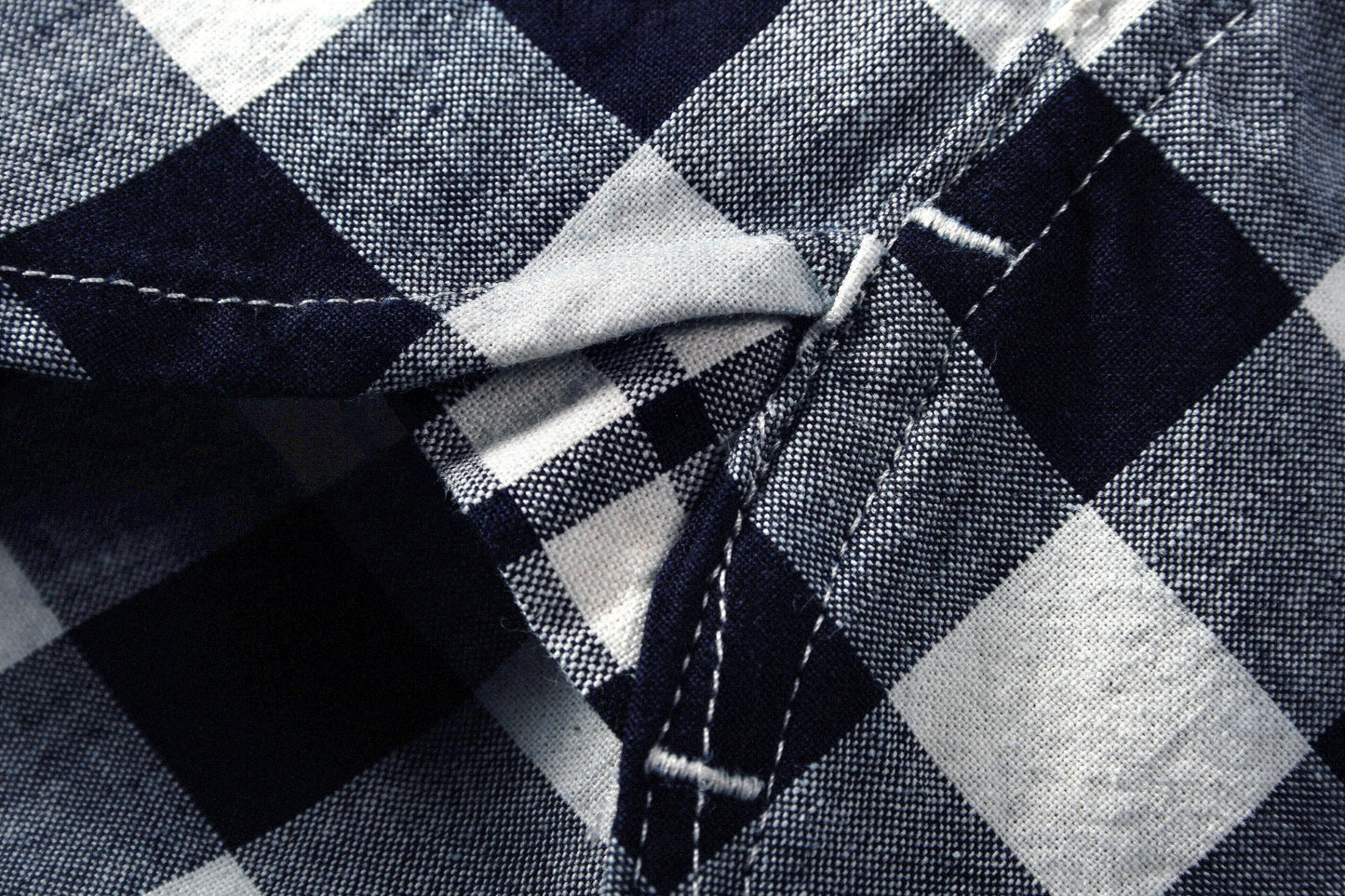 Bluer Check Mix Shirts Navy