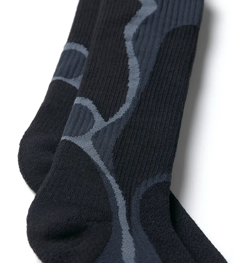 NOZZLEQUIZ / Xeric Shadow - Desert overcalf socks
